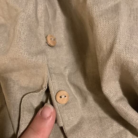 Zara Strappy MIDI Dress S Coastal Summer CottageCore Lagenlook - Picture 3 of 4